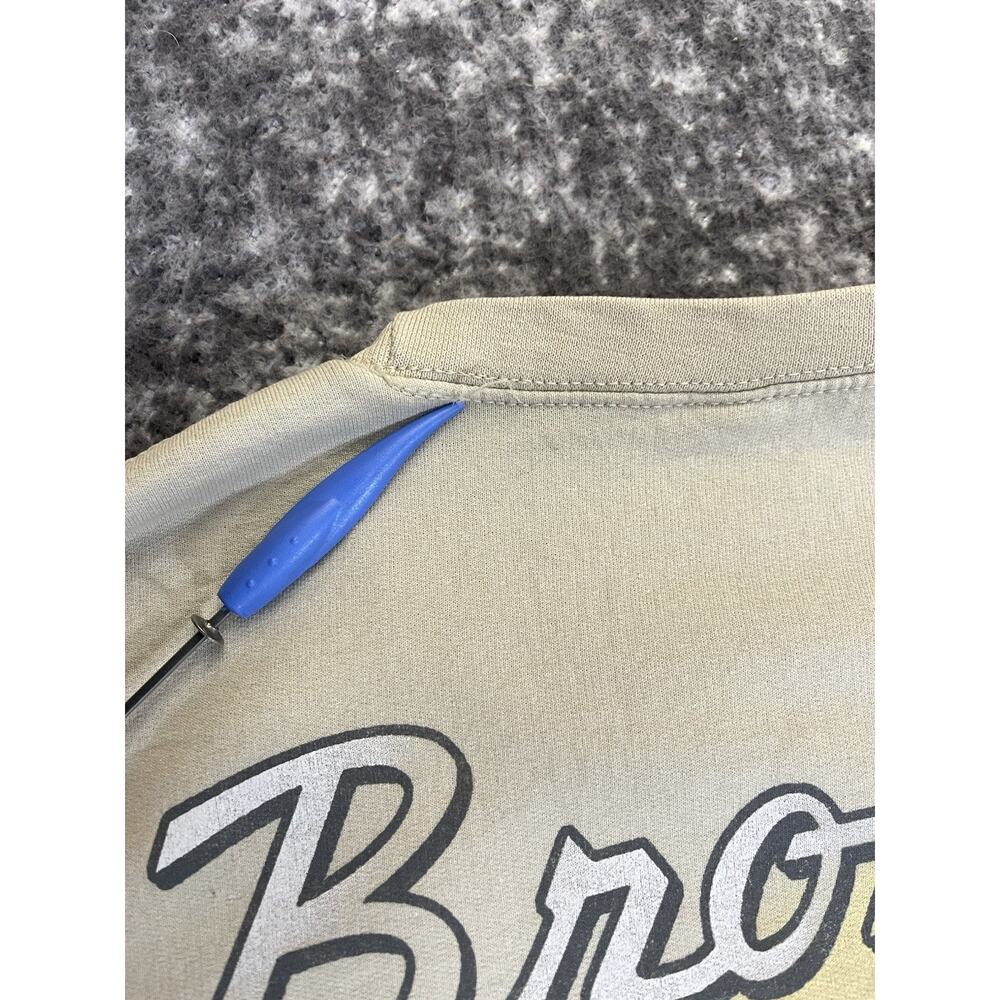 Ford Bronco Retro Graphic Sweatshirt Juniors L Tan Crewneck Licensed Long Sleeve - Picture 7 of 8